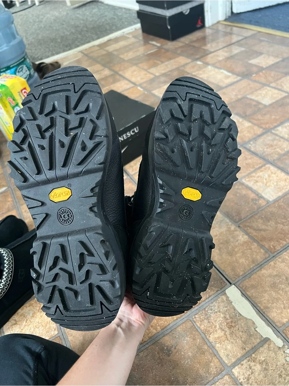 UGG Black Waterproof Vibram Sole Snow & Rain Boots